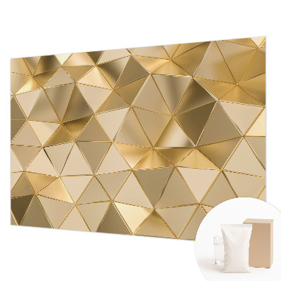 Mural de pared con estampado hermoso con patrones triangulares