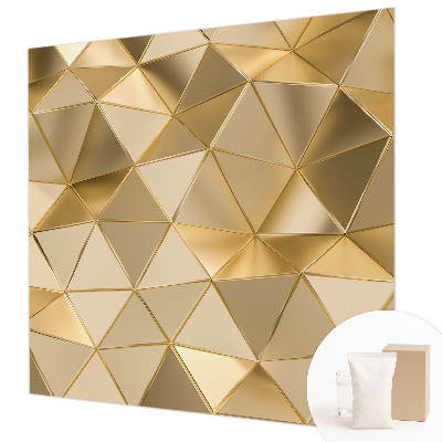 Mural de pared con estampado hermoso con patrones triangulares