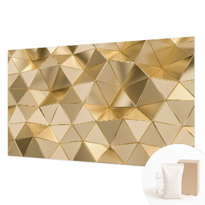 Mural de pared con estampado hermoso con patrones triangulares