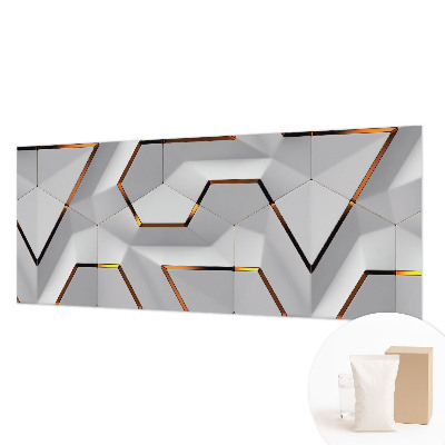 Papel mural texturado decorativo con patrones tridimensionales