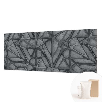 Papel mural texturado decorativo con patrones geométricos