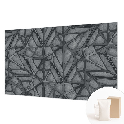 Papel mural texturado decorativo con patrones geométricos