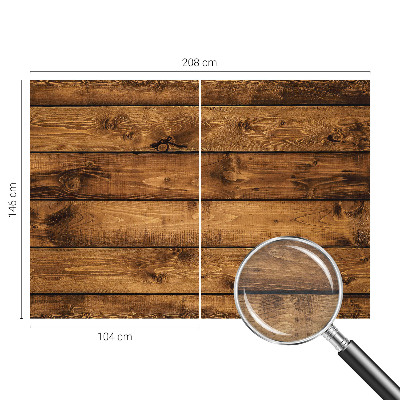 Papel mural con patrón decorativo con diseño de tablas de madera