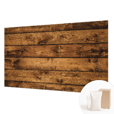 Papel mural con patrón decorativo con diseño de tablas de madera