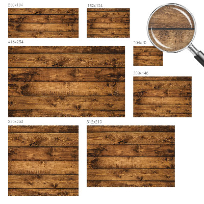 Papel mural con patrón decorativo con diseño de tablas de madera