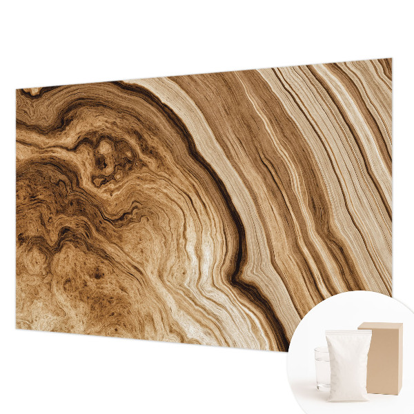 Mural de pared con estampado hermoso con veta de madera