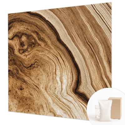 Mural de pared con estampado hermoso con veta de madera