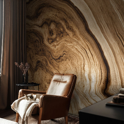 Mural de pared con estampado hermoso con veta de madera