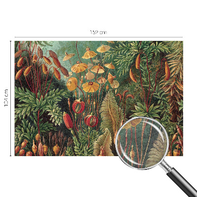 Mural decorativo con motivo de jardín exótico
