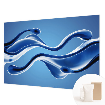 Mural de pared con estampado hermoso con el diseño «Ligereza abstracta»