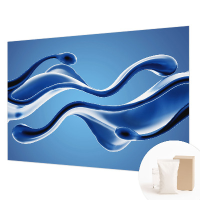 Mural de pared con estampado hermoso con el diseño «Ligereza abstracta»