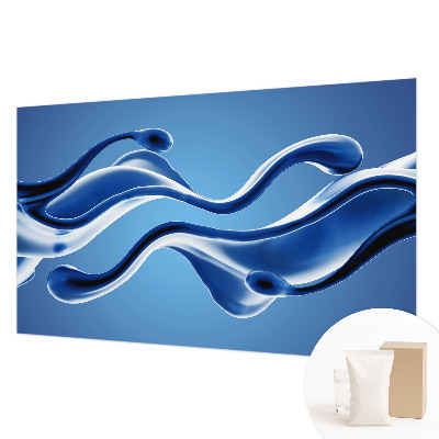 Mural de pared con estampado hermoso con el diseño «Ligereza abstracta»