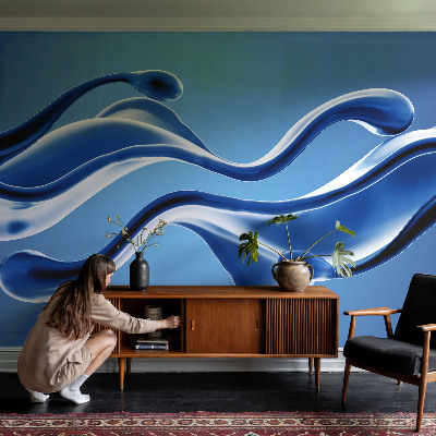 Mural de pared con estampado hermoso con el diseño «Ligereza abstracta»