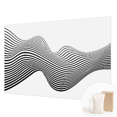 Papel mural con patrón decorativo con un diseño de abstracción dinámica