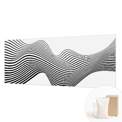 Papel mural con patrón decorativo con un diseño de abstracción dinámica