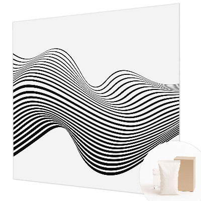 Papel mural con patrón decorativo con un diseño de abstracción dinámica