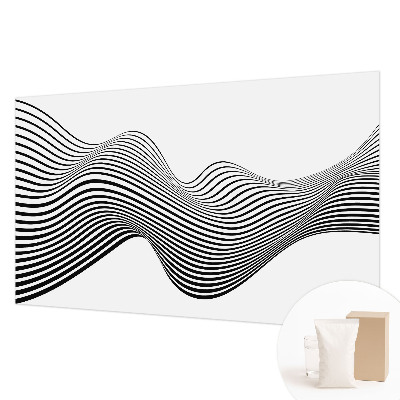 Papel mural con patrón decorativo con un diseño de abstracción dinámica