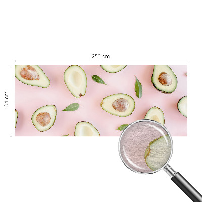 Fotomural decorativo para cabecero de cama con composición de aguacate para decorar el cabecero