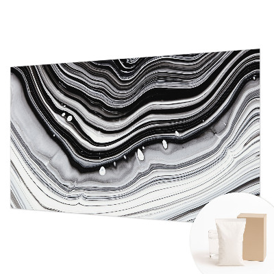 Mural de pared con estampado hermoso con diseño de ondas ópticas