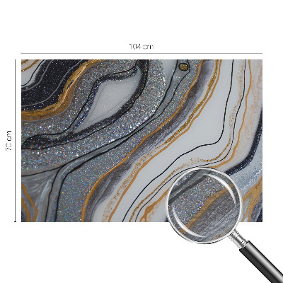 Papel mural texturado decorativo con motivo de ondas en relieve de piedra