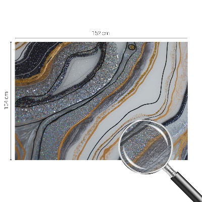 Papel mural texturado decorativo con motivo de ondas en relieve de piedra