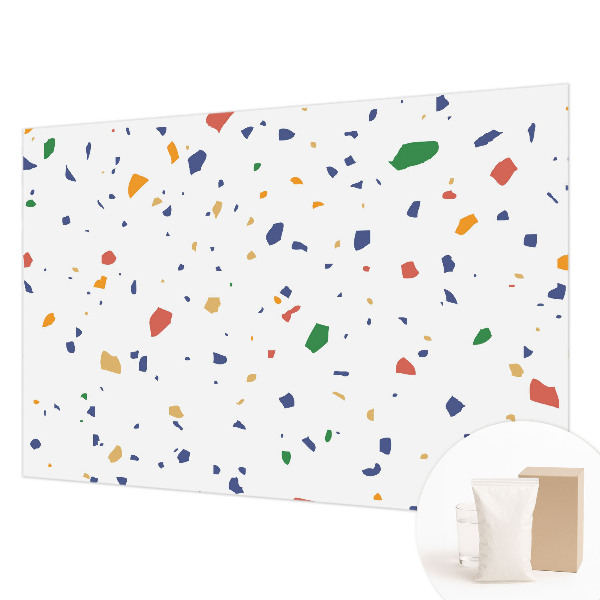 Mural de pared con estampado hermoso con motivos de arcoíris en varias piezas