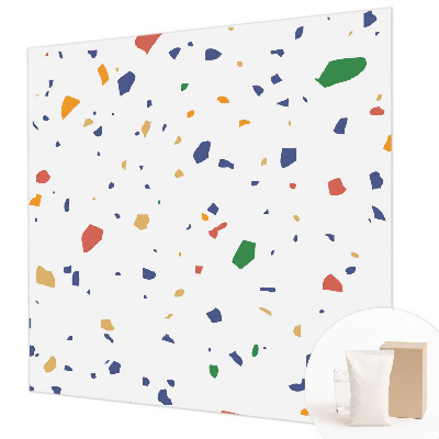 Mural de pared con estampado hermoso con motivos de arcoíris en varias piezas