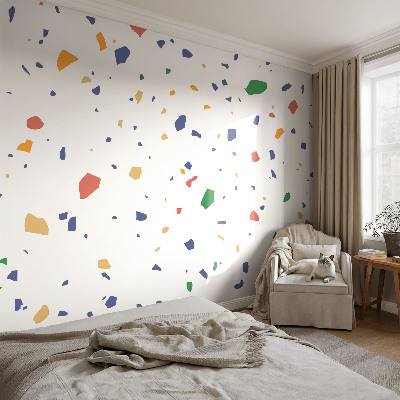 Mural de pared con estampado hermoso con motivos de arcoíris en varias piezas