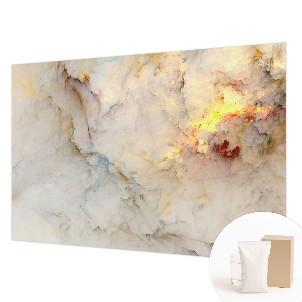 Papel mural texturado decorativo con un paisaje colorido