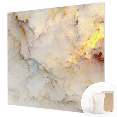 Papel mural texturado decorativo con un paisaje colorido