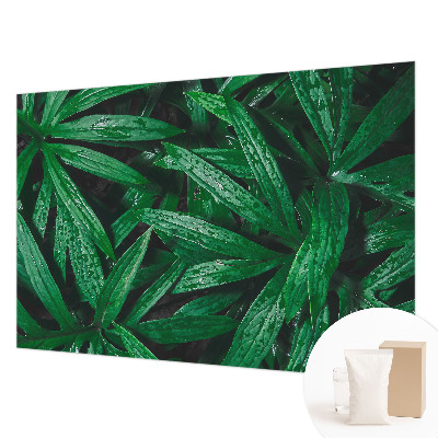 Mural decorativo con motivo de vegetación natural