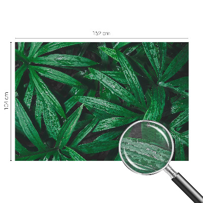 Mural decorativo con motivo de vegetación natural