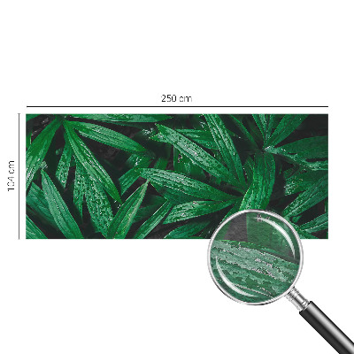 Mural decorativo con motivo de vegetación natural