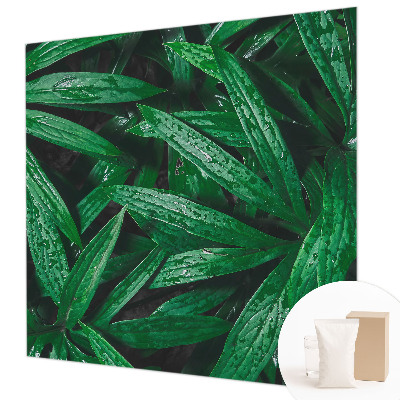 Mural decorativo con motivo de vegetación natural