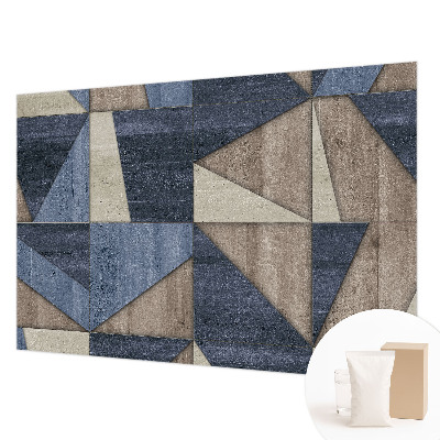 Mural de pared con estampado hermoso con patrones geométricos