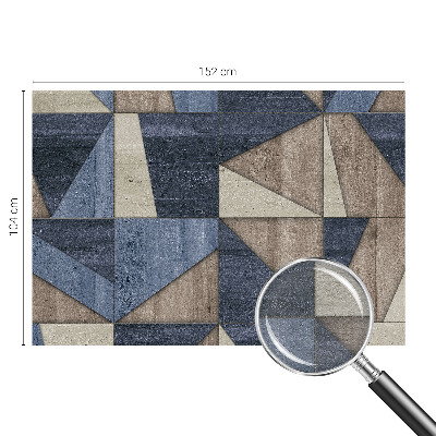 Mural de pared con estampado hermoso con patrones geométricos