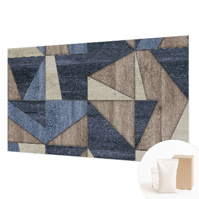 Mural de pared con estampado hermoso con patrones geométricos