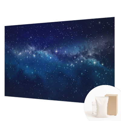 Fotomural decorativo para cabecero de cama con motivo 'Noche estrellada' para cabecero