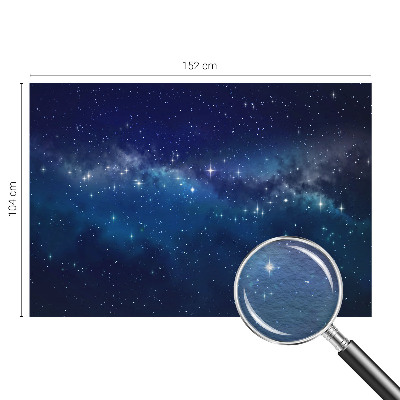 Fotomural decorativo para cabecero de cama con motivo 'Noche estrellada' para cabecero