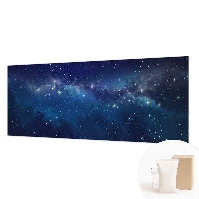 Fotomural decorativo para cabecero de cama con motivo 'Noche estrellada' para cabecero