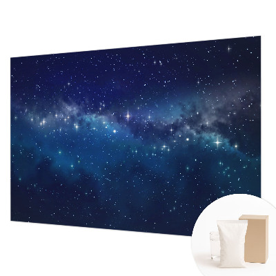 Fotomural decorativo para cabecero de cama con motivo 'Noche estrellada' para cabecero