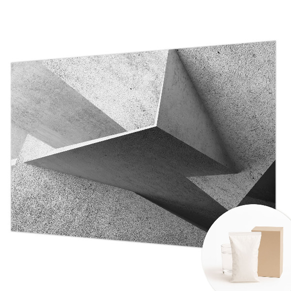 Papel mural texturado decorativo con estructuras geométricas