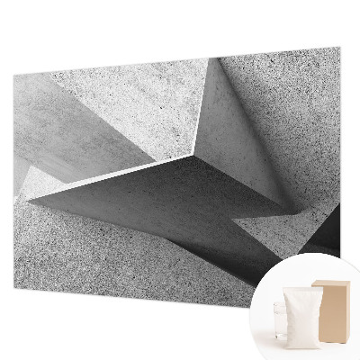 Papel mural texturado decorativo con estructuras geométricas