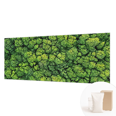 Mural decorativo con diseño panorámico del bosque
