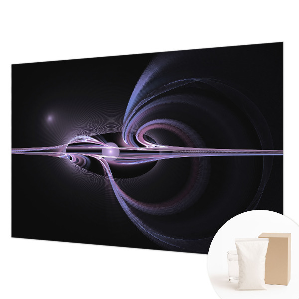Papel mural texturado decorativo con diseño de abstracción cósmica