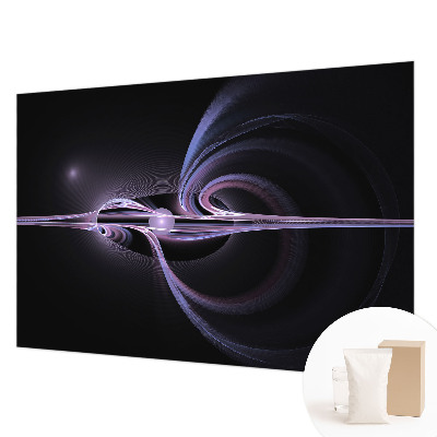 Papel mural texturado decorativo con diseño de abstracción cósmica
