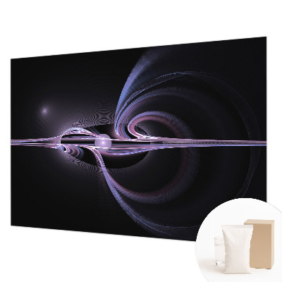 Papel mural texturado decorativo con diseño de abstracción cósmica