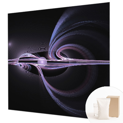 Papel mural texturado decorativo con diseño de abstracción cósmica