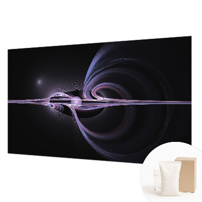 Papel mural texturado decorativo con diseño de abstracción cósmica