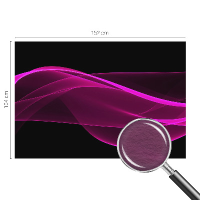 Fotomural decorativo para cabecero de cama con diseño de cintas rosas